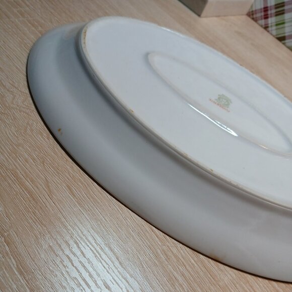 Vintage Anitque Noritake Marguerite Hand Painted Nippon Ceramic Oval Platter 11" - Picture 9 of 17